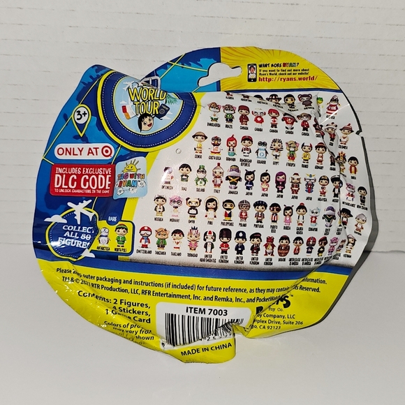 NIP Ryan's World Mystery Pack - World Tour - Picture 2 of 3